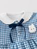 Spring Autumn Baby Girls' Cute Plaid Princess Dress - Pure Cotton Skirt