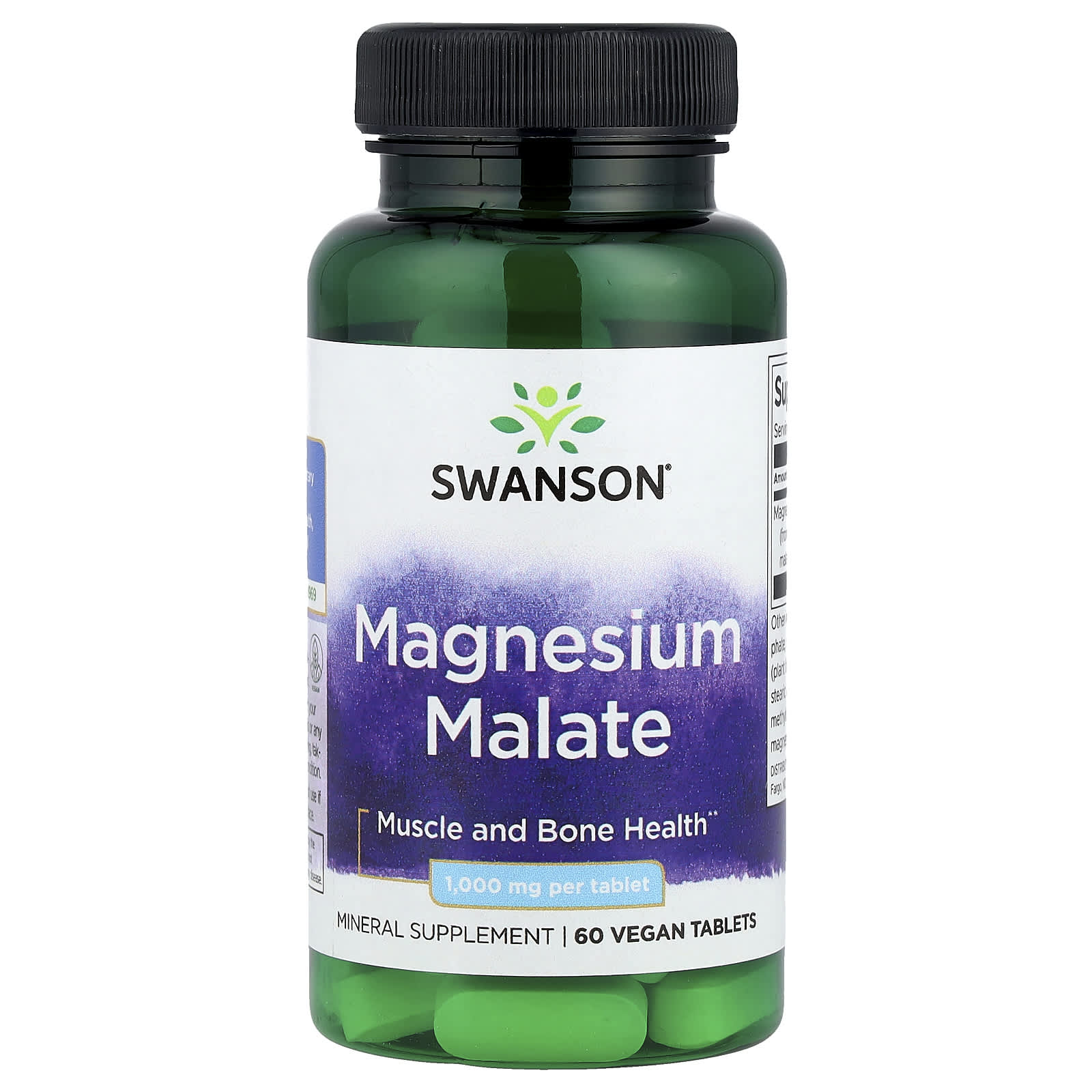 

Magnesium Malate, 1,000Mg, Vegan Tablets 60 Tablets