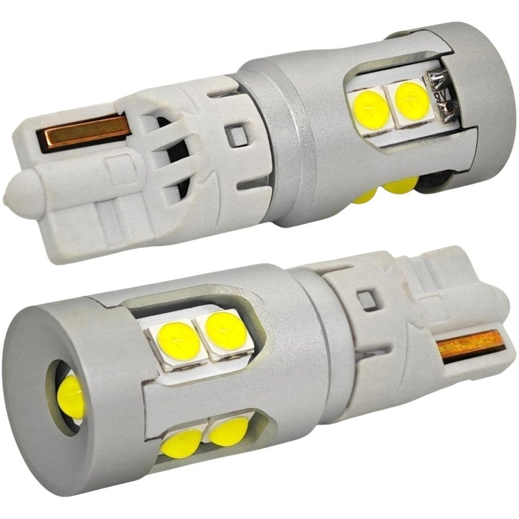 2 szt W5W żarówka LED W10W, T10 10-50V CANBUS 700lm biała mocna Off-Road