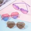 1/3pcs Heart Shaped Bee Fashion Glasses Casual Frame for Photography and Decoration