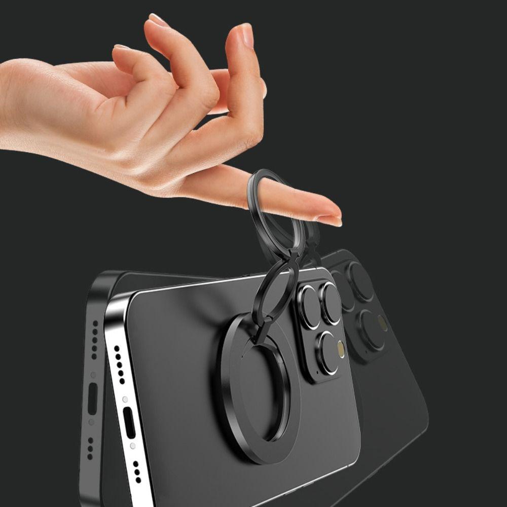 Für MagSafe Handy Fingerringhalter Starke Adsorption Magnetischer Handy Ständer Tragbare Halterung
