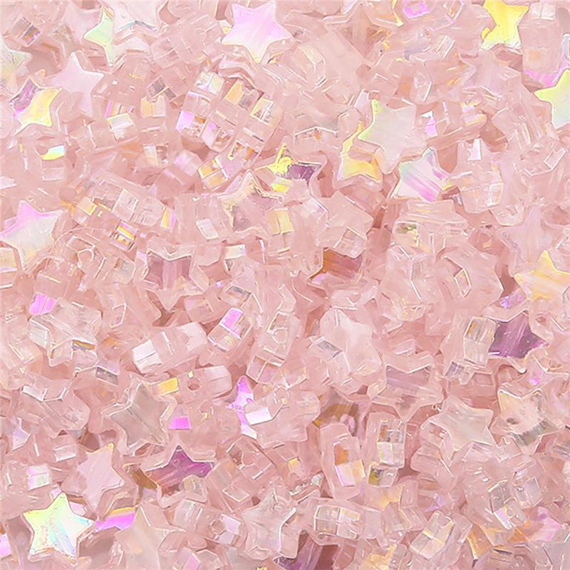Handmade Transparent AB Star & Heart Beads: DIY Accessories