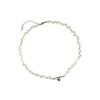 Baroque Freshwater Love Pearl Necklace Fashion Magnet Buckle Design Sense Clavicle Chain Special-Shaped Pearl Neck Chain