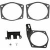 Throttle Cable Bracket Kit, Throttle Cable Bracket Kit Fit for LS LS2 LS3 LS6 LS7 4 Bolt Intake, 92mm To 102mm 4-bolt