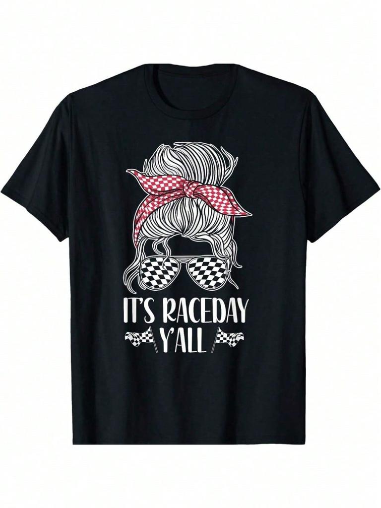 Dirt Track Go Kart Racing Race Mom Girlfriend Girl Grandma T-Shirt