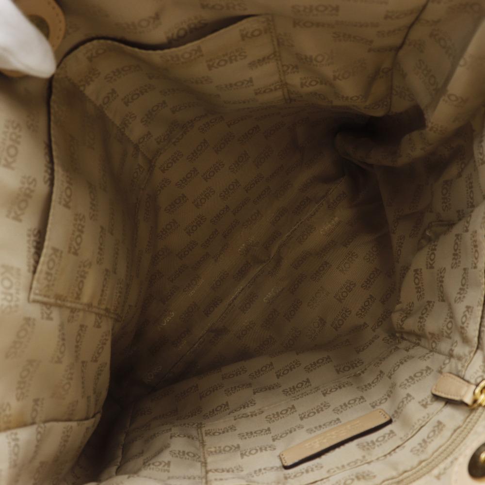 Michael Kors MK Signature Tragetasche offwhite PVC Damen Gebraucht