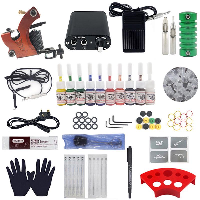 

Ouliang 10-цветный набор для начинающих тату-машинок