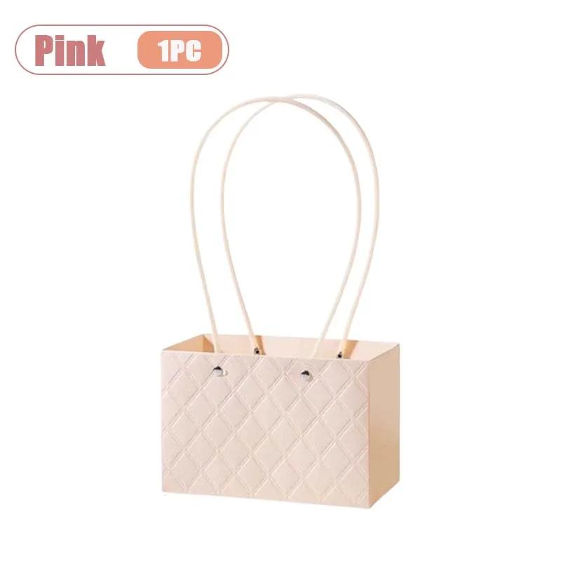 1-10PCS Reusable Waterproof Flower Gift Tote Bag Portable Floral Packaging Bag for Wedding Birthday Party Bouquet ArrangementUse