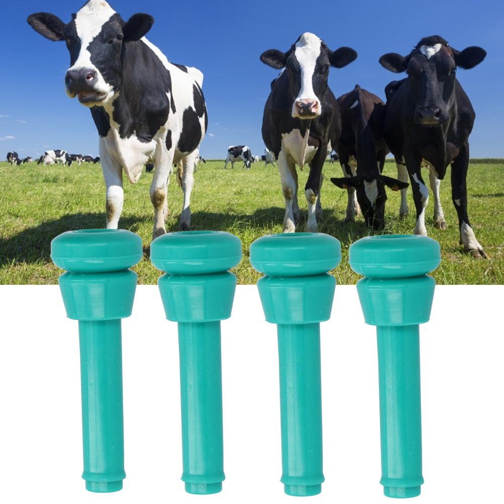 4Pcs Green Teat Cup Liner Food-Grade Silicone Milk Lining Replacement Milking Machine Liner Cattle