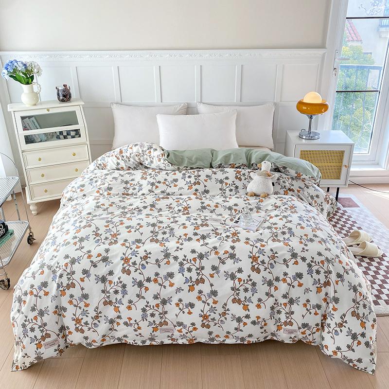 Cotton Printed Duvet Cover, Multi-color Duvet Cover, Soft Oversized Duvet Cover, Double Comfortable Single Duvet Cover
