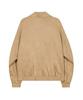 Ironyporno Whiteline 86-Iro253 Curved Bomber Suede Jacket Camel