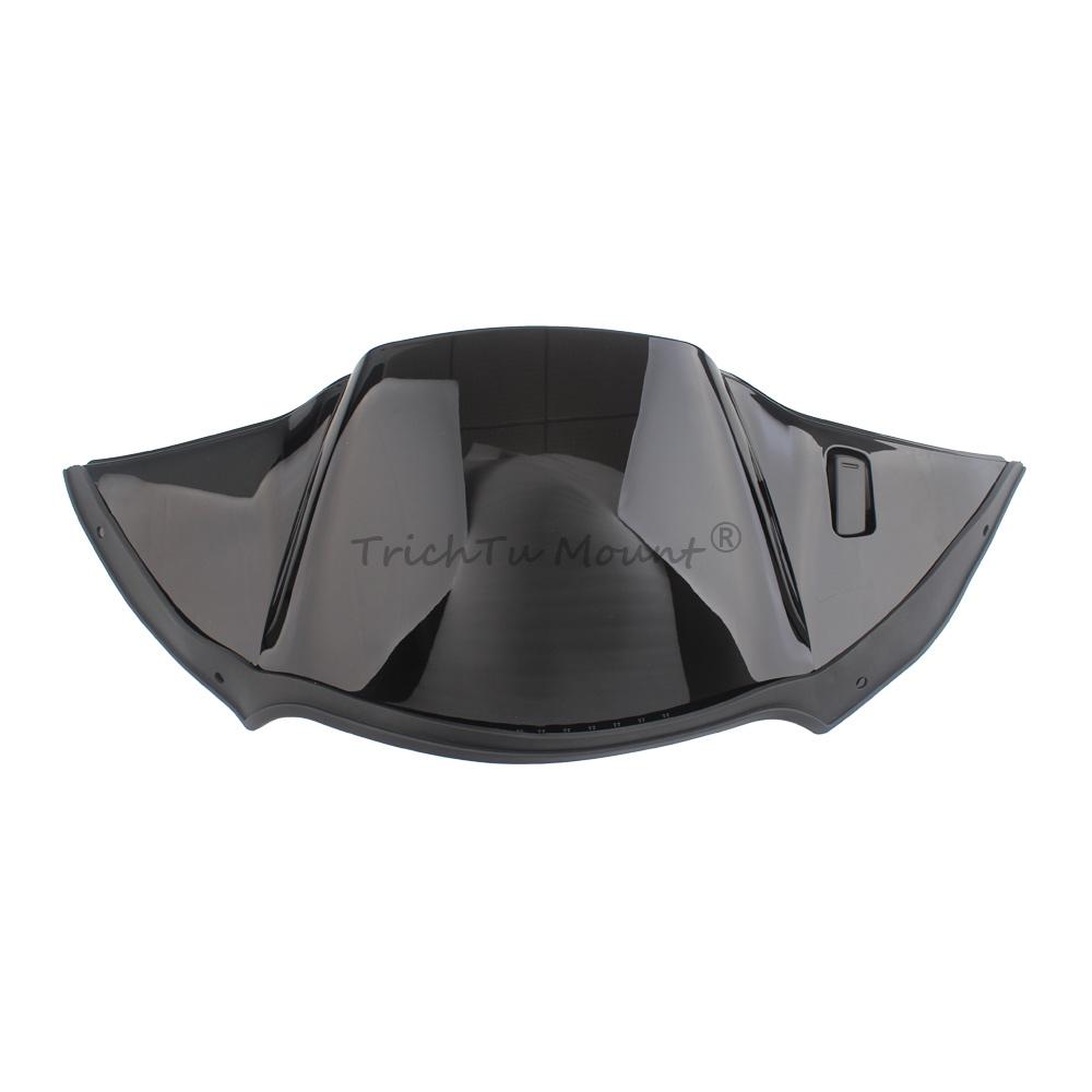 Motorcycle Accessory Black Vivid ABS Fairing Air Duct Windshield Trim For Harley Touring Road Glide CVO Limited FLTRX 2015-2023