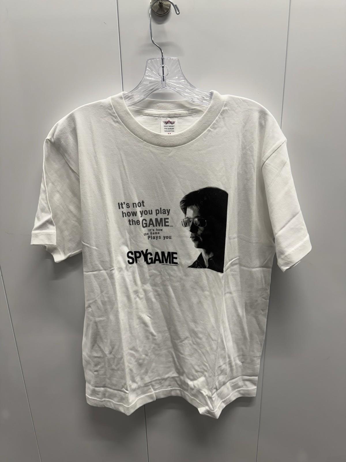Vtg Robert Redford Spy Game Movie T-shirt All S to 5XL 2F994 XL
