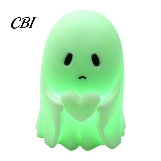Durable Pla Figurine Halloween Ghost Figurine, 3D Printed Cute Rock Statue, Gift for Funny Coffee Table Centerpieces Shelf Mantel Ornaments Whimsical