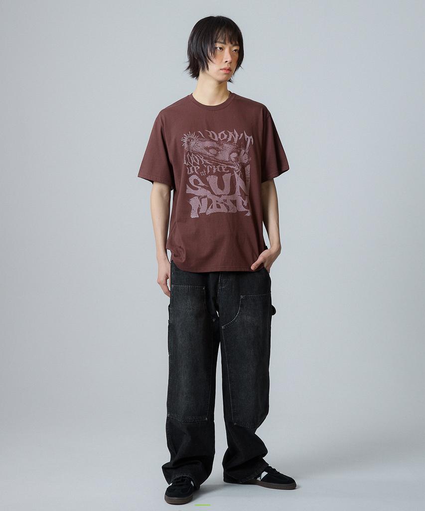 Nasttingijeubeleoldaenmi Sun Artwork Tee_Brown