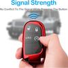 Tukellen For Jeep Dodge Key Fob Cover Premium Soft Full Protection Key Case Shell Compatible With Jeep Grand Cherokee Wrangler Compass Cherokee