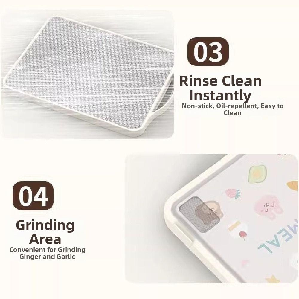 Anti-Mold Antibacterial Chopping Board Non-sticky Stainless Steel Cutting Board  Vegetable