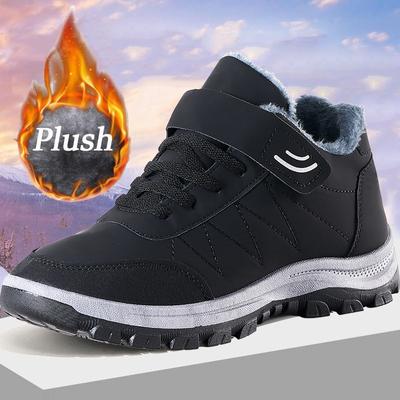 Botas sin cordones para hombre, zapatos de invierno para hombre, botines impermeables, botas de invierno, botines de nieve para hombre, Botas de senderismo