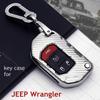 Metallschlüsselhülle Abdeckung Für Jeep Gladiator JT JLU Wrangler JL Fernbedienung Schlüsselanhänger Schutzhülle Halter Zubehör