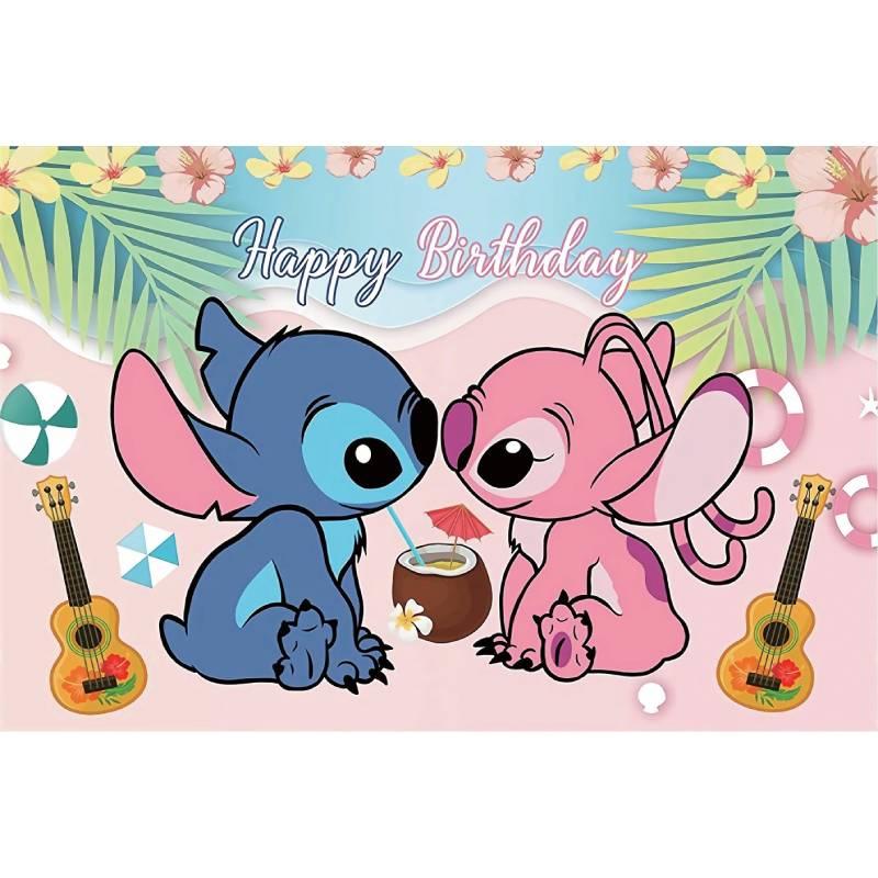 Lilo Stitch Birthday Photography Backdrop Capture Your Special Moments!