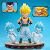 Anime Dragon Ball Z Action Figures GK Gotenks Super Saiyan 3 Head Figurine Model PVC Collection Toys Doll Birthday Present
