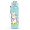 1PC Wizard Easter Bunny 750ml Color Plastic Sports Water Bottle Leakproof Flip Straw Lid Suitable for Sports Office Home Use