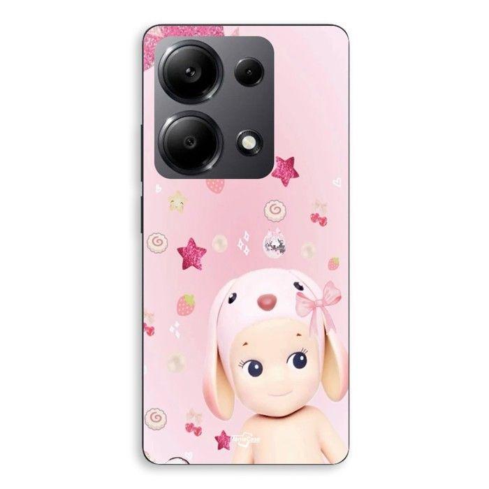Coque de téléphone - MANIACASE - Xiaomi Redmi Note 13 Pro 4G - Silicone - Souple - Sonny angel rose