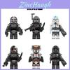 Plast ABS Hvězdné války Clone Troopers Bad Batch Stavebnice 6ks