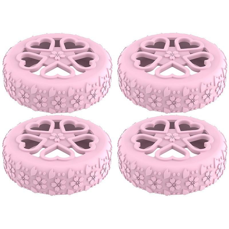 Luggage wheels silicone protective cover wear-resistant all-inclusive luggage wheels silicone protective cover