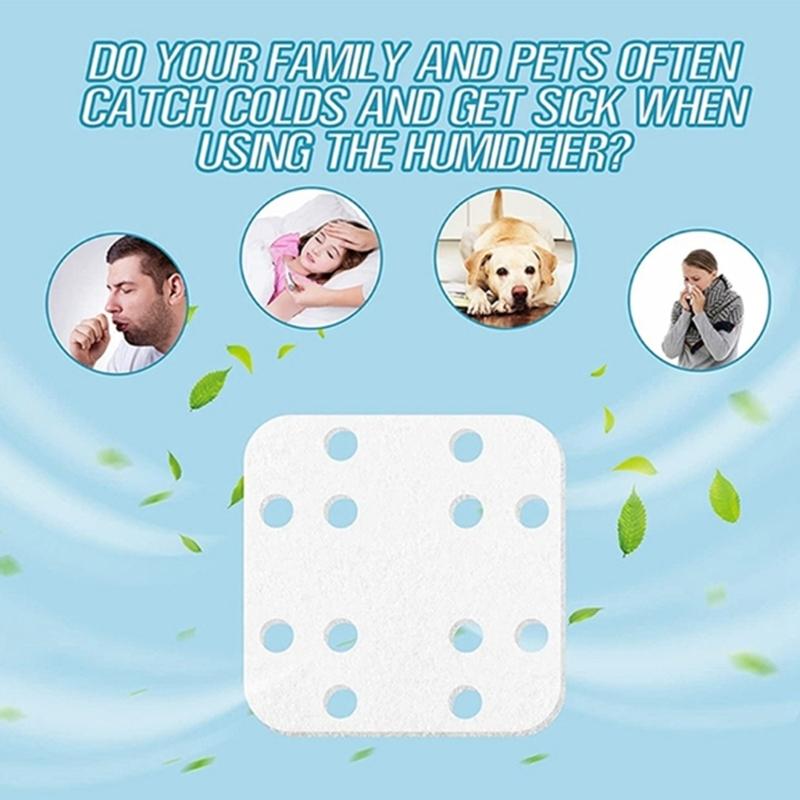 30Pcs Mineral Absorption Pads Descaling Pads for HM713 HM713S HM813S Warm and Cool Mist Humidifiers Filter Pad