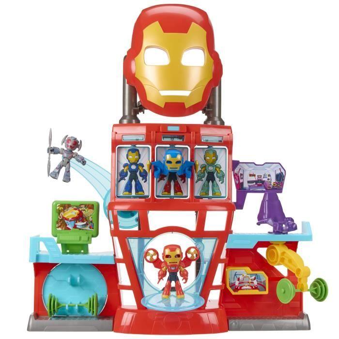 QG d'Iron Man, coffret électronique pour enfant, Marvel Iron Man and his Awesome Friends, dès 4 ans