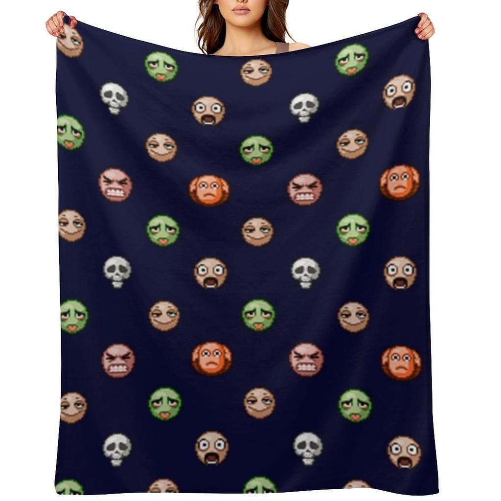 Moodle pattern, PZ Throw Blanket Luxury Thicken Plaid on the sofa manga Weighted Blankets