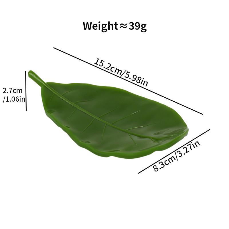 1PC Creative Alien Leaf Soap Box, Suitable for Home Soap Storage, Desktop Ornaments, Etc