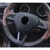 Stick Styling Cover Inner Ide For Skoda Kodiaq 2017 2018     Steering Wheel Interior Kit Switch Trim Frame