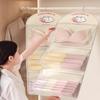 1pcs 1/2/3Layer Large Capacity Storage Mesh Bag Underwear Socks Storage Bag Breathable Wardrobe Organizer With Clothes Hanger