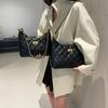 Retro Diamond Small Fragrant Chain Handbag Women's 2025 New Autumn and Winter Versatile Underarm Bag Shoulder Messenger Bag