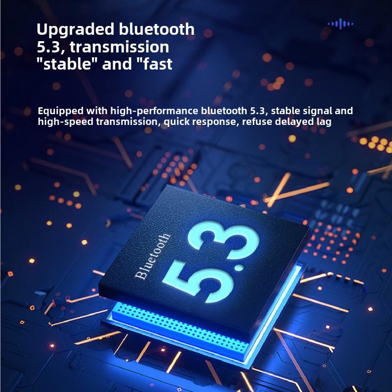 Wireless Sports Retractable Bluetooth Headset Noise Reduction Extra Long Standby Collar Clip Incoming Vibration