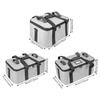 Portable Camera Bag Storage Holder Case for Photography Lighting Equipment Double Zippers Closure with Internal Dividers