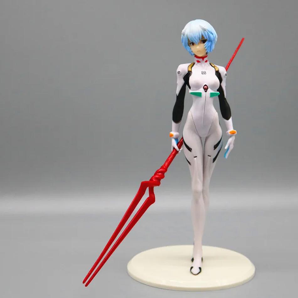 23CM Anime NEON GENESIS EVANGELION EVA Ayanami Rei søt figur PVC modell leker duk samleobjekter ornamenter gaver