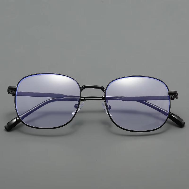 2Pcs New Fashion Vintage Polygon Metal Frame HD Myopia Glasses Men Women Daily Office Simple Style Ultralight Near Sight Eyeglasses