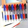 10pcs Retractable Gel Pens, Black Red Ink 0.5mm, Smooth Writing, Ball Point Pens, Office Supplies and Stationery Back To School