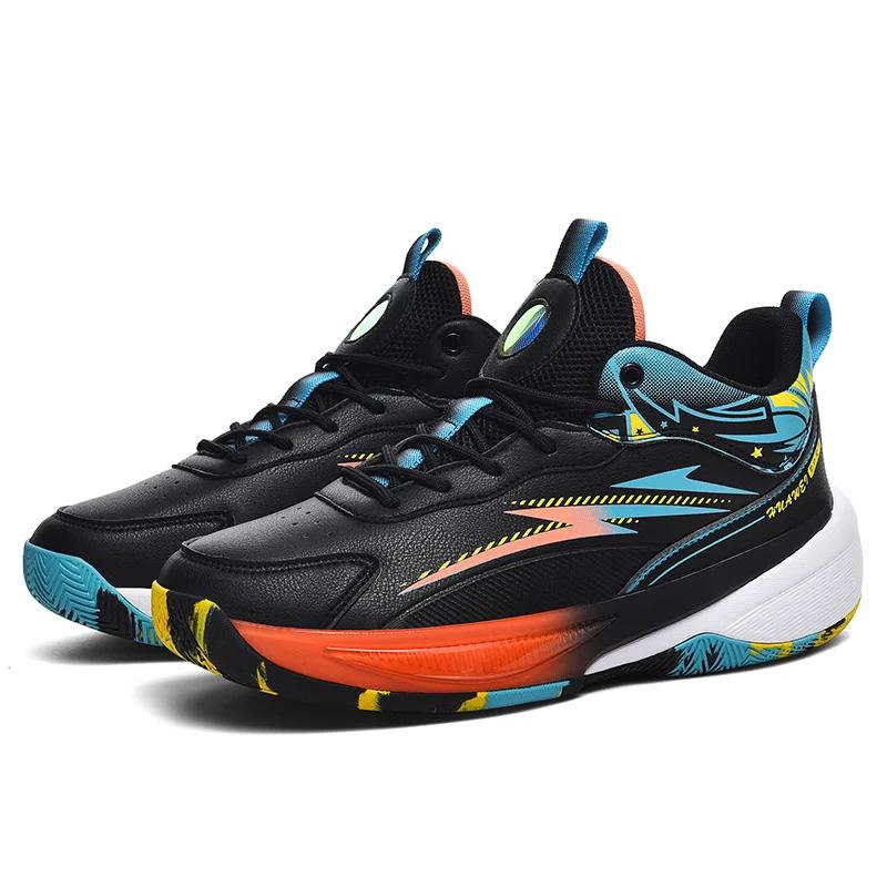 

Winter Men Basketball Shoes High Top Sneakers Artificial Leather Anti-skid New Arrival Sales Promotion 39