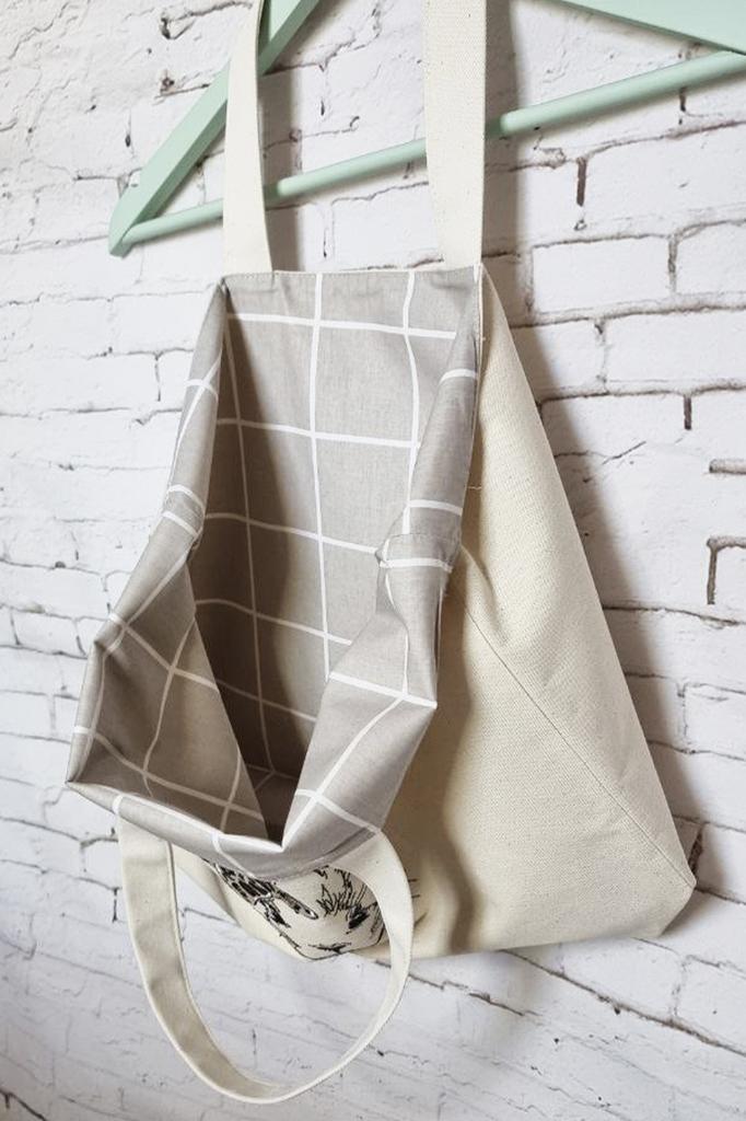 Shopper with Embroidery Rabbit with Bow LB786 NeedleWoman Beige (39681001)