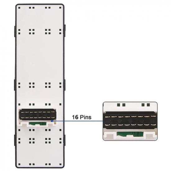 Window Switch Power Control +Gray Button For 11-14  Hyundai Sonata 935703S000RAS