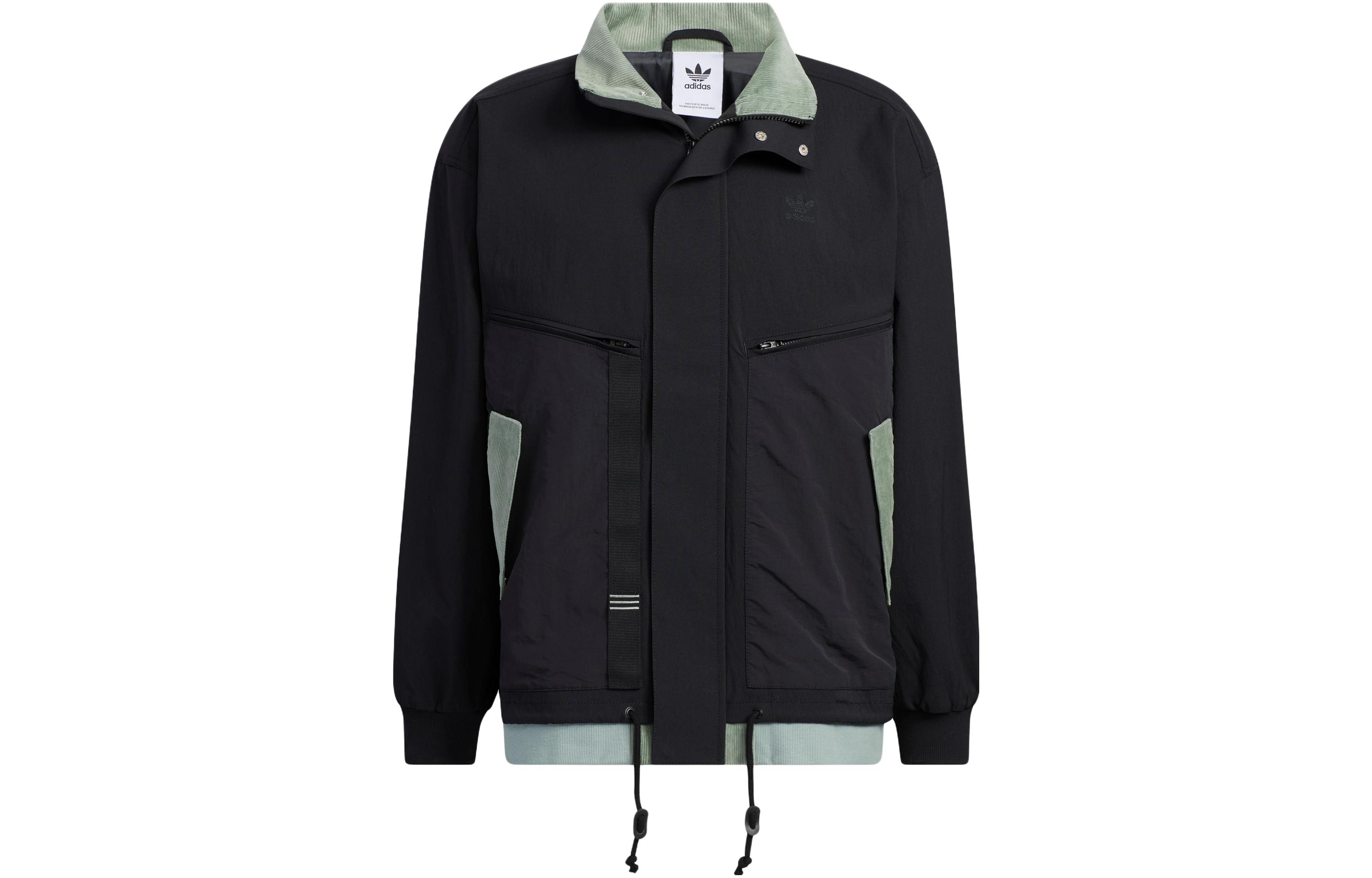 Adidas Originals Куртки Мужские Черный Лацкан Умеренный Другое HY7241 M