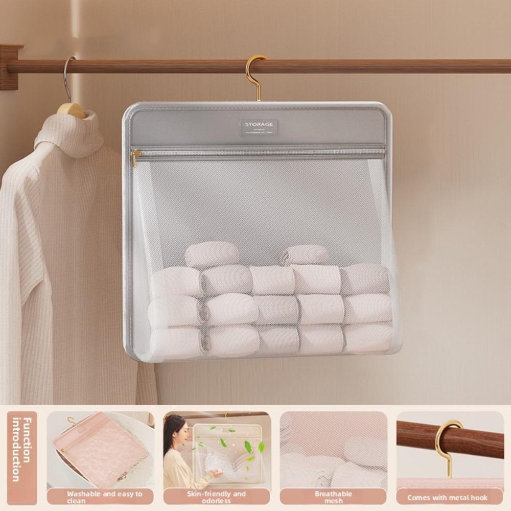 Breathable Underwear Storage Bag Foldable Socks Storage Organizer  Wardrobe Storage
