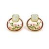 New Spring Pearl Flower Earrings Niche Design Premium Earrings 2026 Enamel Temperament Non-collision Earrings