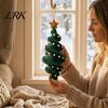 Dekorativ Snöflinga Ornament Projekt Jul Spiral Virkning Kit, DIY Snögubbe Tomte Hantverk Meningsfulla Handgjorda Gåvor Hängande för Träd Öppen spis