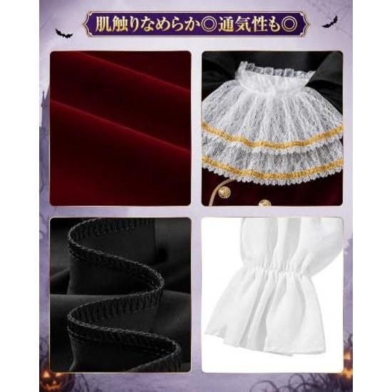 Costum GOKEI de Vampir Halloween Cosplay Ținută Dracula Îmbrăcat Copii Băieți Conte Nobil Petrecere Eveniment Drăguț Festival Cultural Îmbrăcăminte de Spectacol