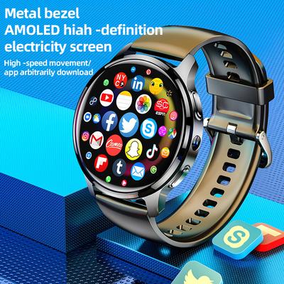 SCIONE Chytré hodinky Ciferník Bez měřítka HD Velký displej Chytrá karta Bluetooth Hodinky Volání Podpora WiFi Stahování Chytrý náramek